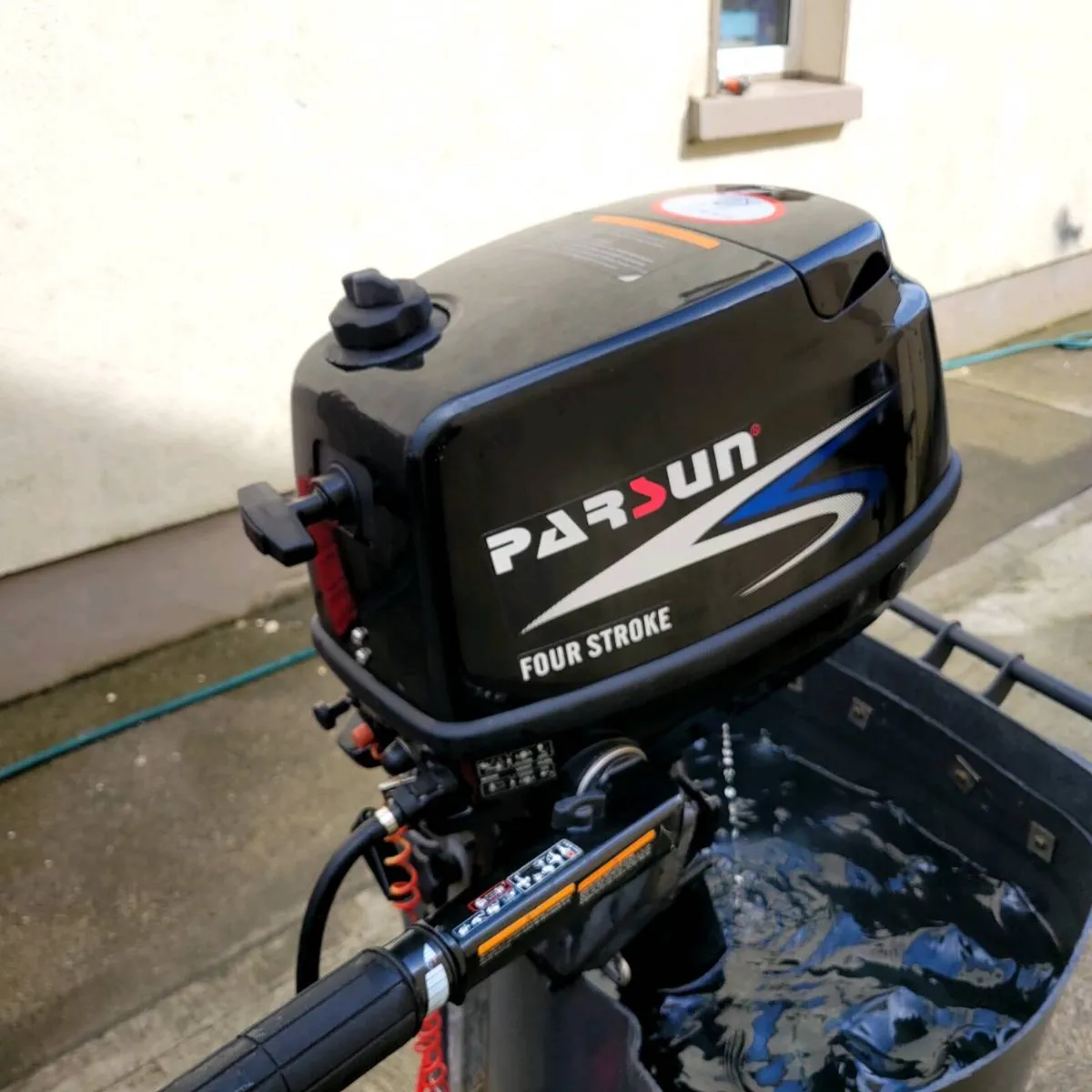 2022 parsun 6hp 4stroke Longshaft As new - Image 4