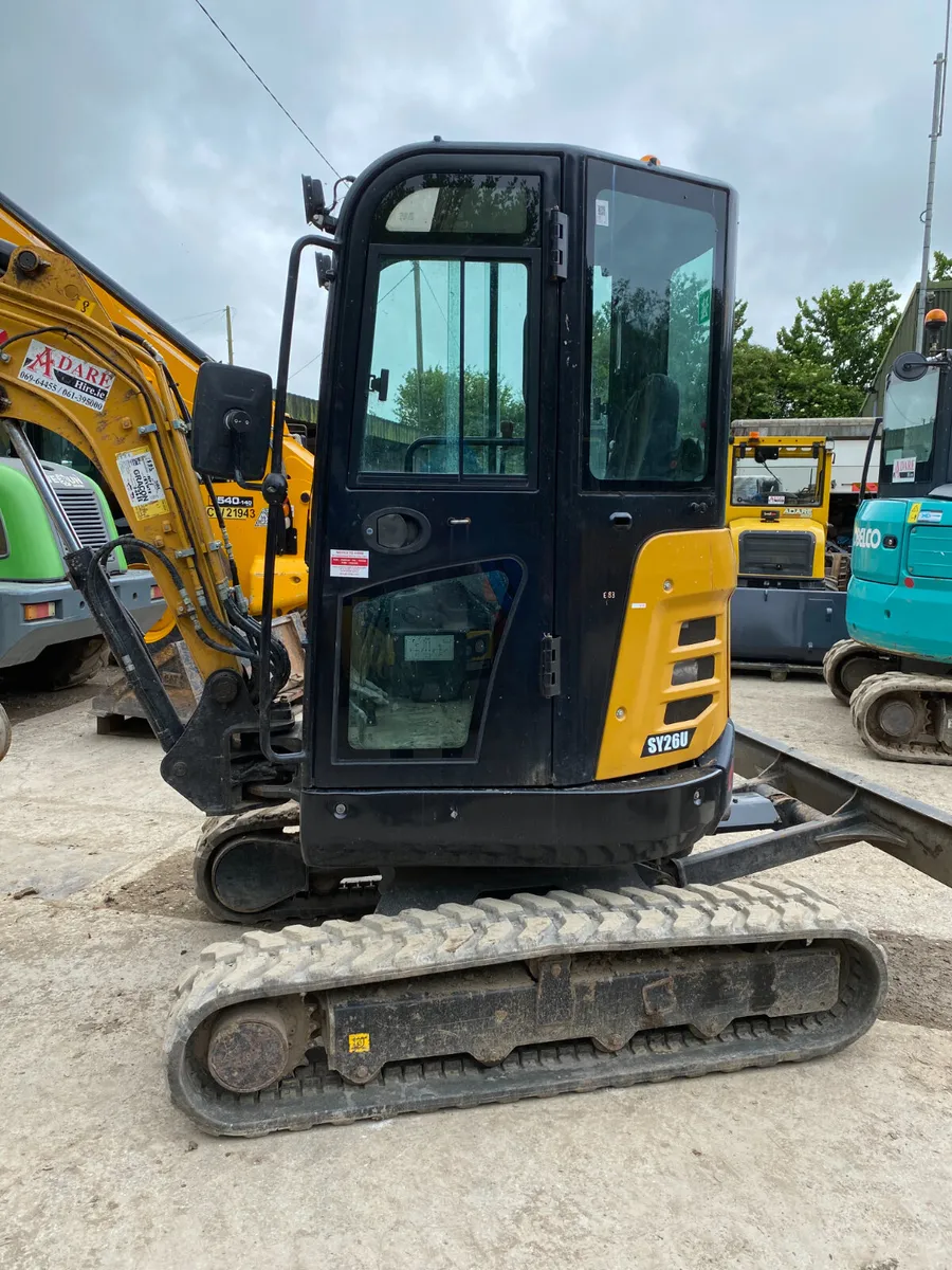 Sany SY26U Mini Excavator For Sale - Image 3