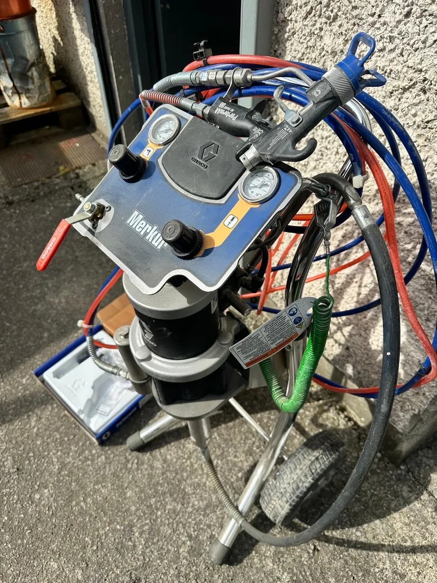 Graco Mercur Trolly Mounted Spray Paint Pump - Image 2