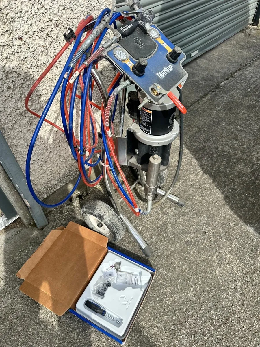 Graco Mercur Trolly Mounted Spray Paint Pump - Image 3