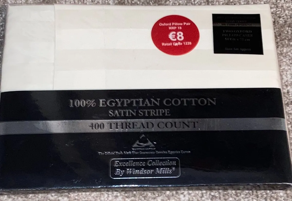 Egyptian Cotton Pillowcases - Image 1