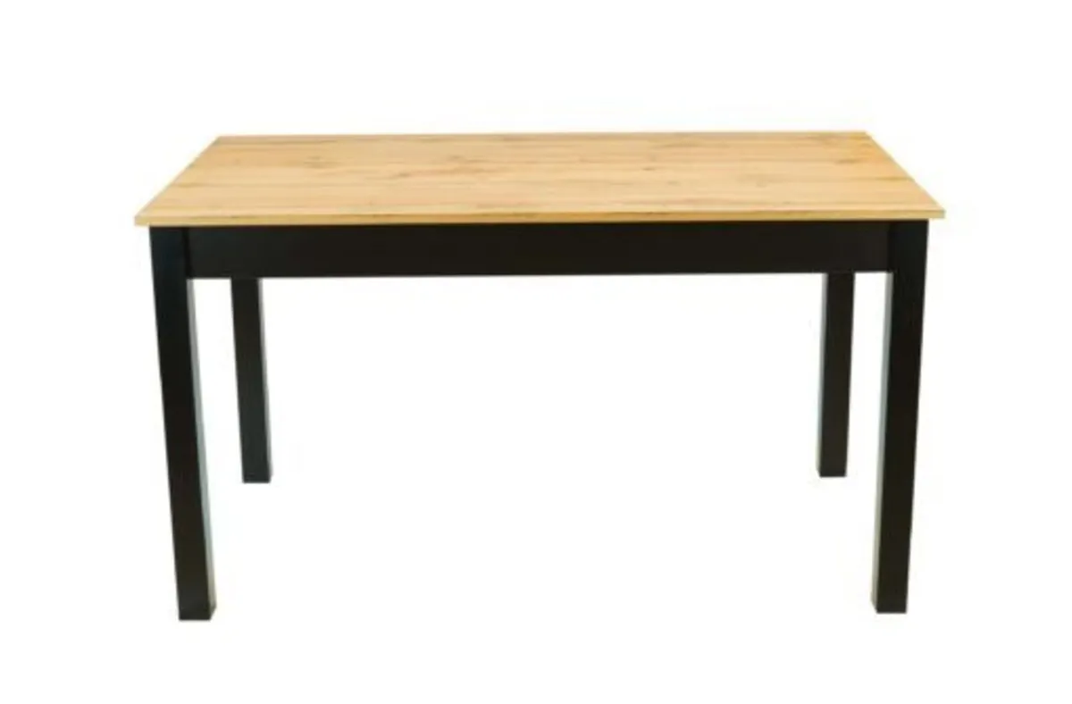 WotanExtend Black Oak Dining Table up to140CM - Image 2