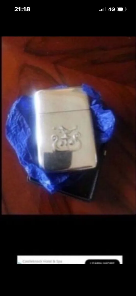 Silver AIB Business Card Holder - Image 1