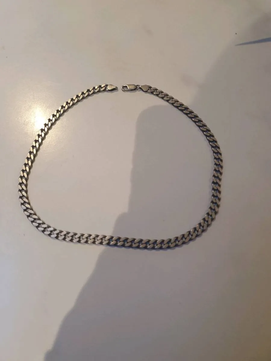Silver necklace chain - Image 2