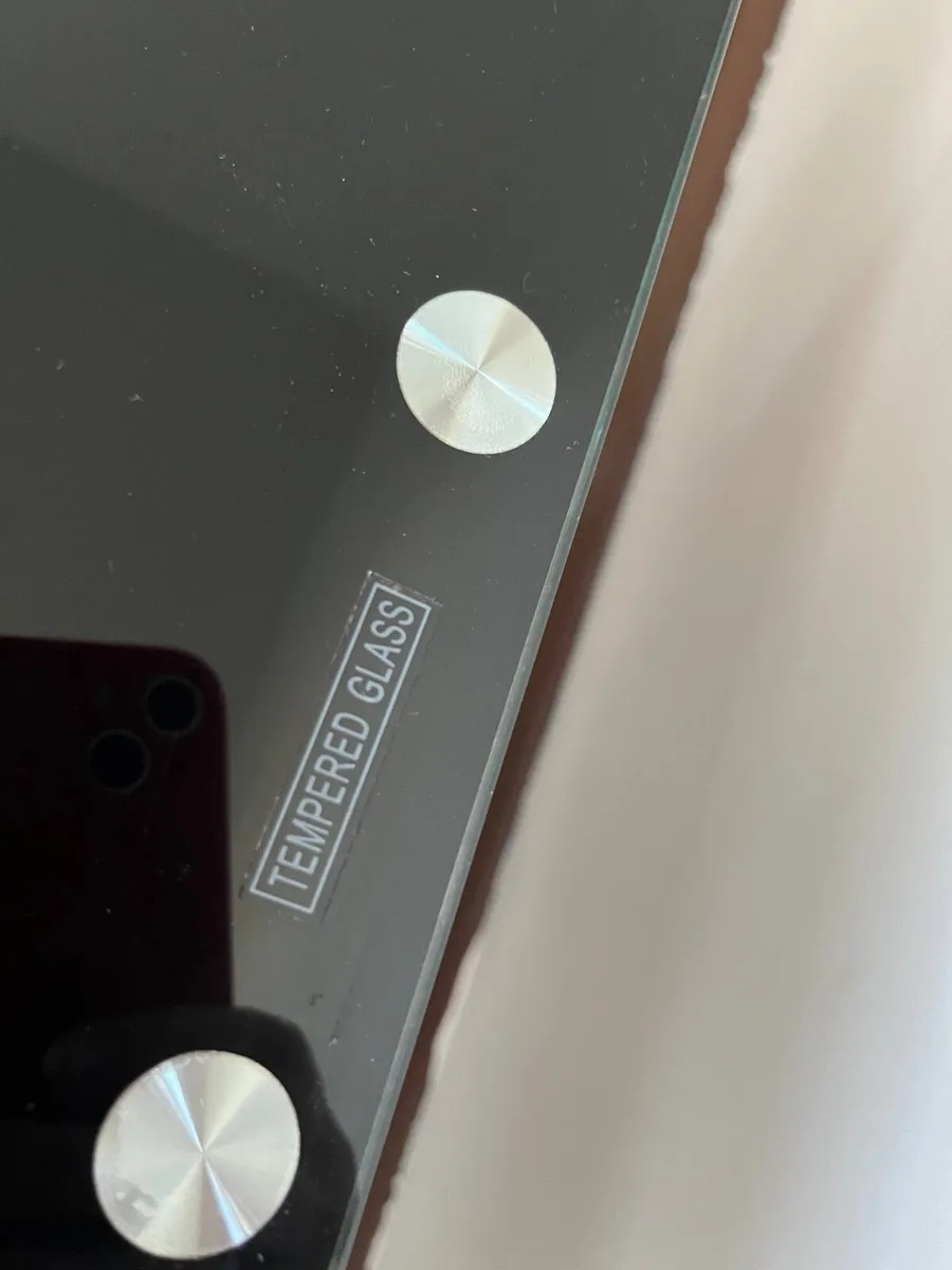 Tv stand glass black - Image 2