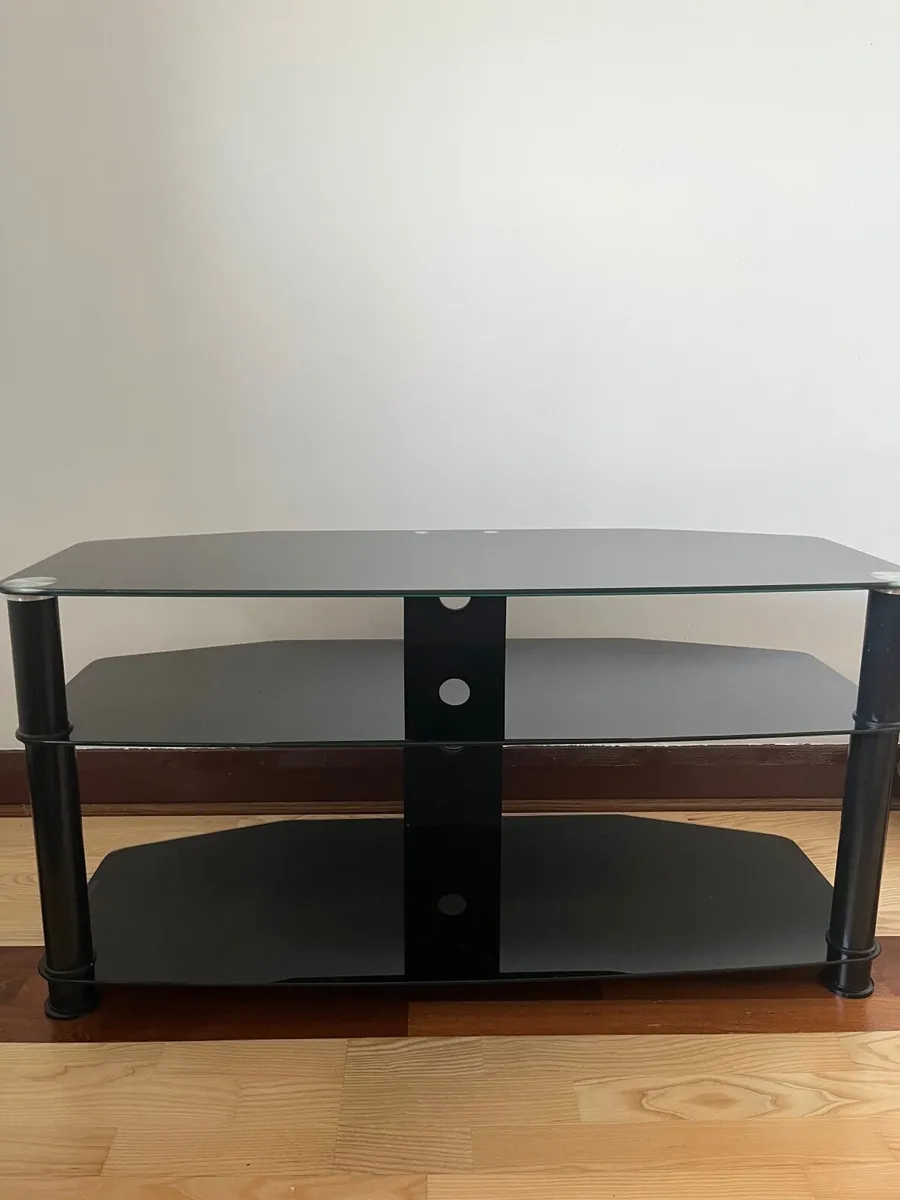 Tv stand glass black - Image 3