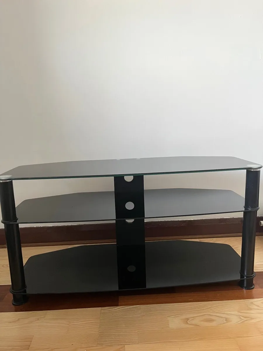 Tv stand glass black - Image 4