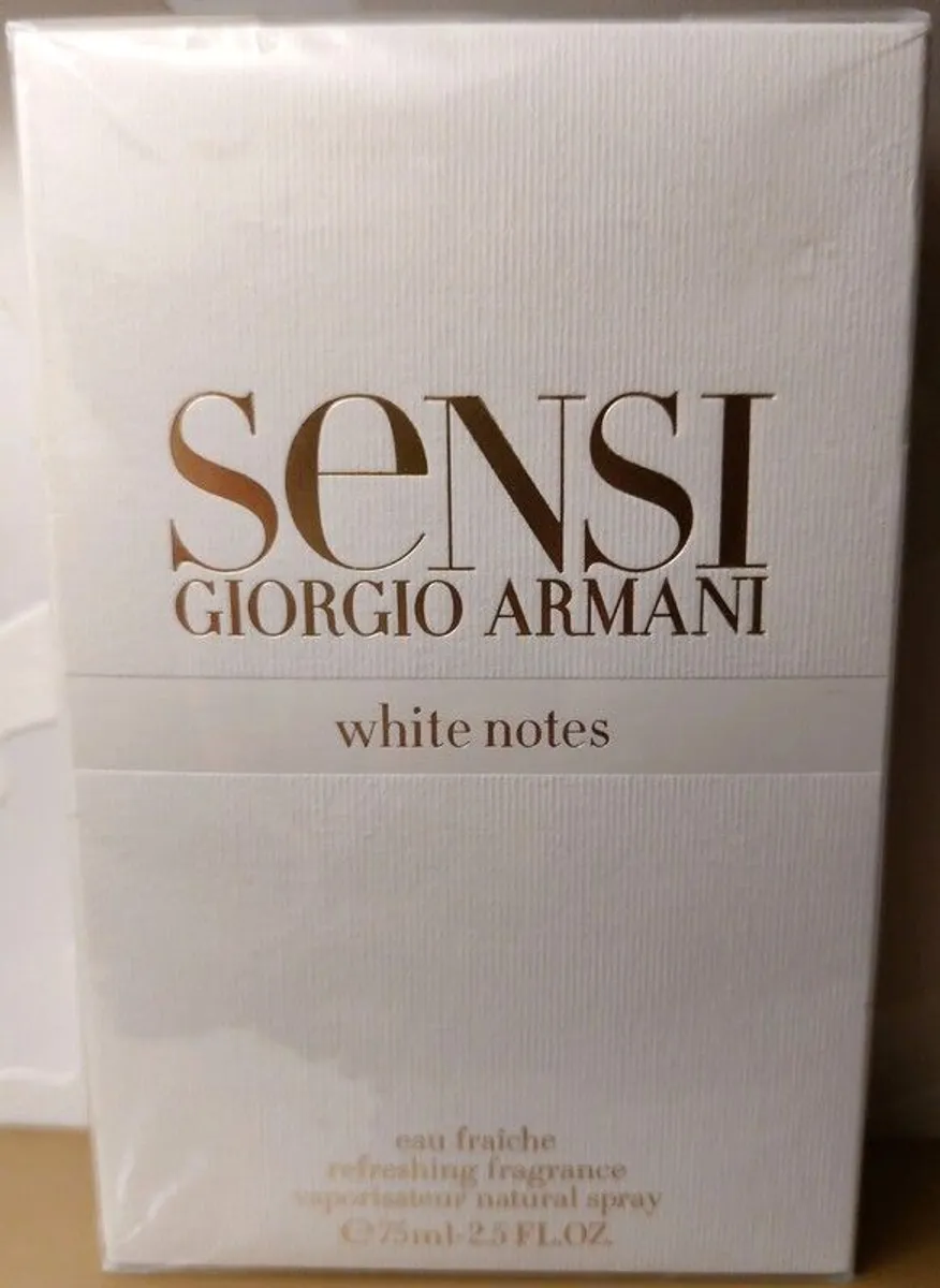Giorgio Armani "Sensi" White Notes Eau Fraiche 75ml - Image 1