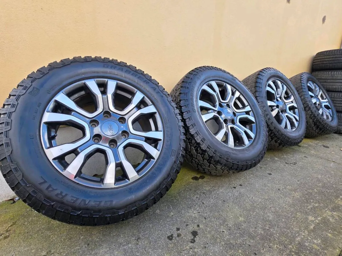 18" Ford Ranger Wildtrak alloys and tyres - Image 1