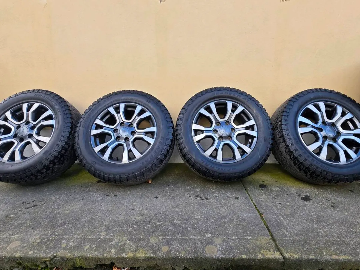 18" Ford Ranger Wildtrak alloys and tyres - Image 2