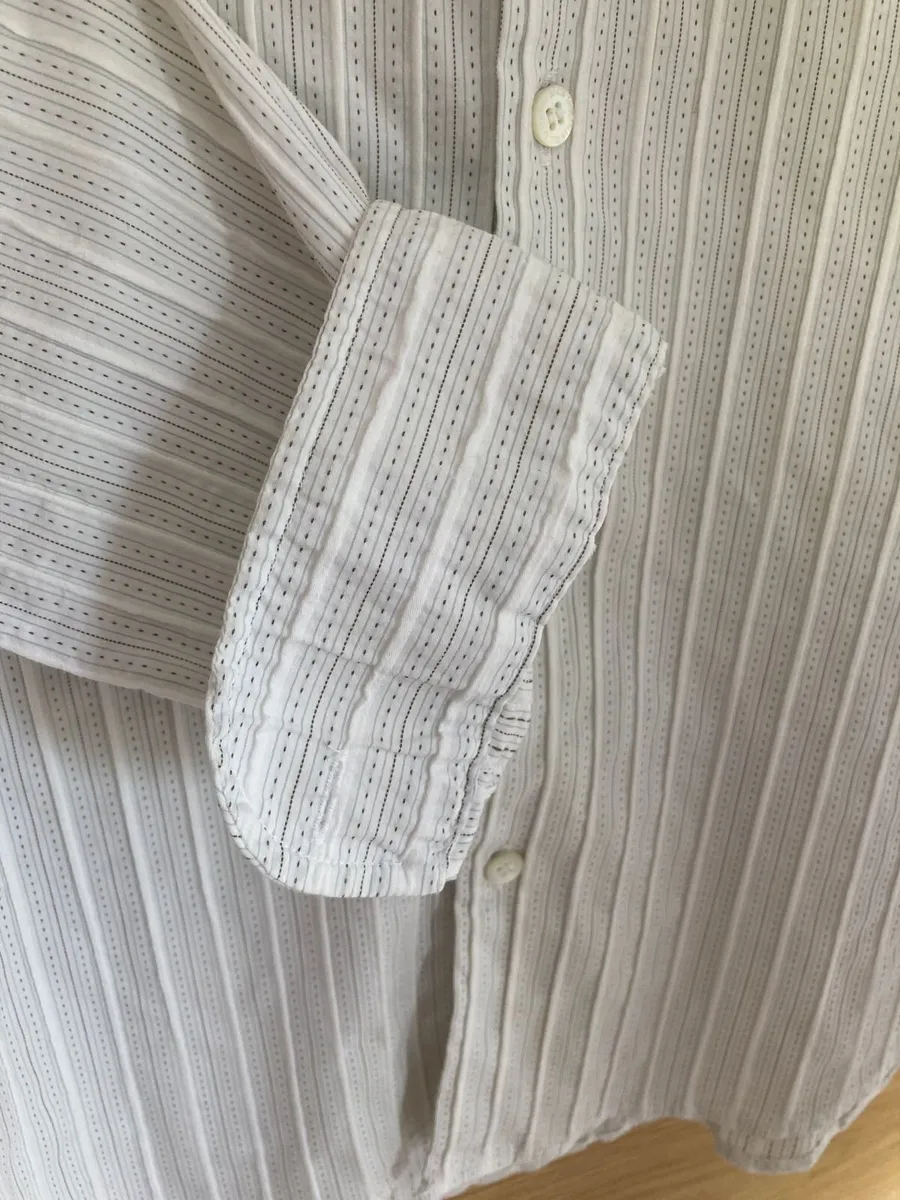 Ted Baker Men's Shirt White Grey Dots size 4 - Image 1