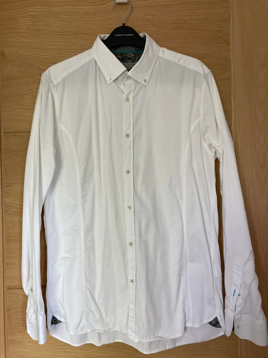 Ted Baker Men's Shirt White size 4 - Image 1