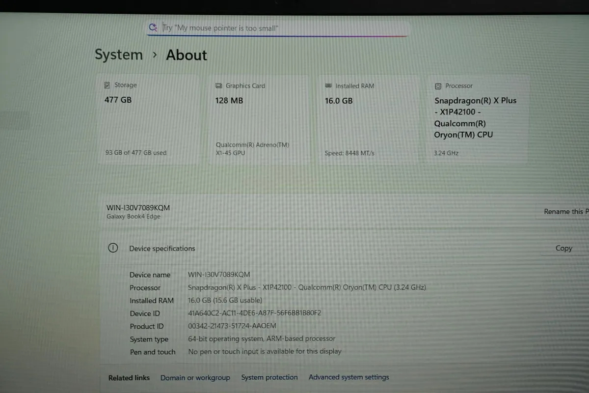 New Samsung Galaxy Book4 Edge 15.6" | Snapdragon X - Image 2