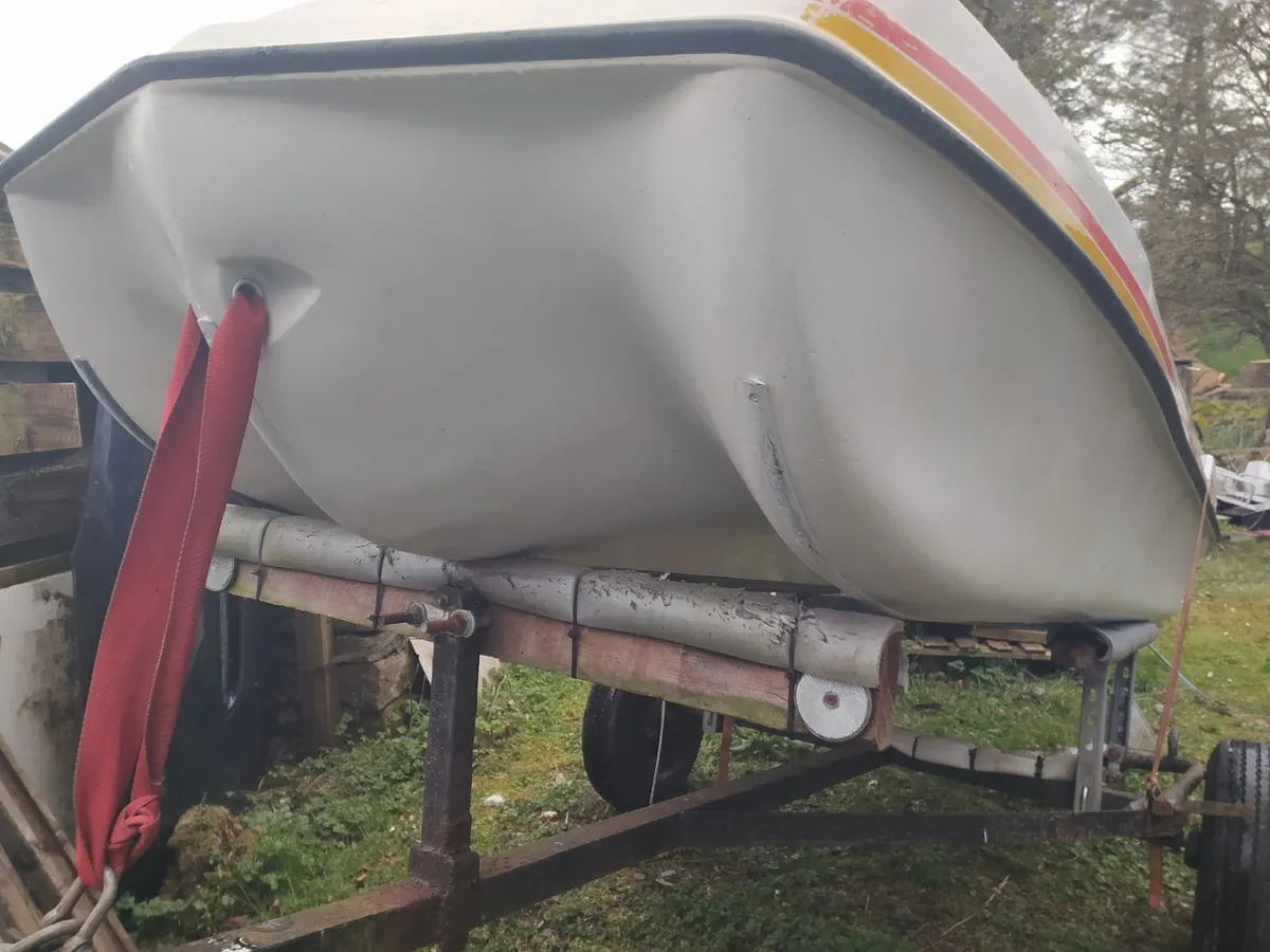 10FT DORY BOAT/TRAILER + 1959 DUCATI 2 STROKE - Image 2