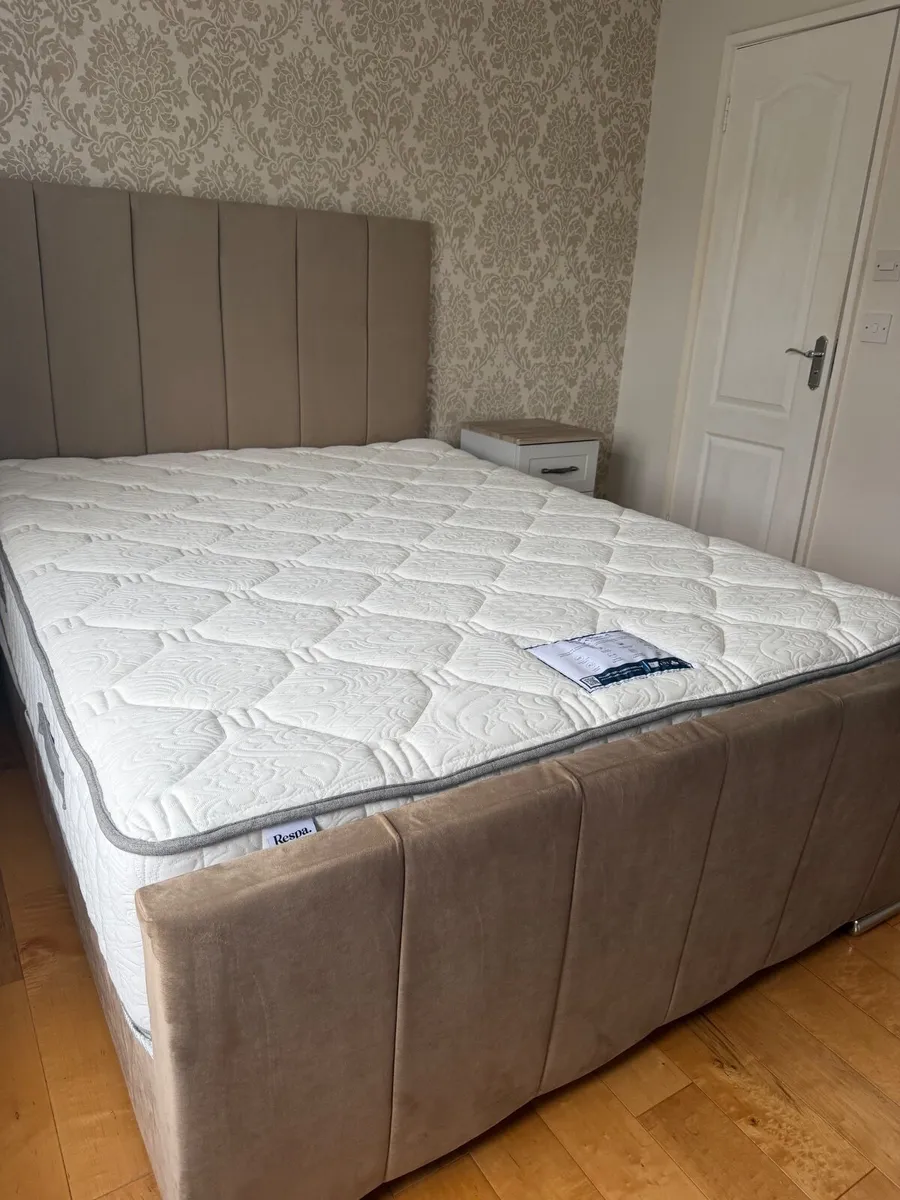 King Size Bed & Respa Mattress - Image 1