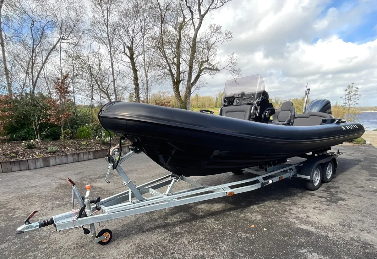 Ribeye A683 2022 Rib Boat with SBS roller trailer - Image 1