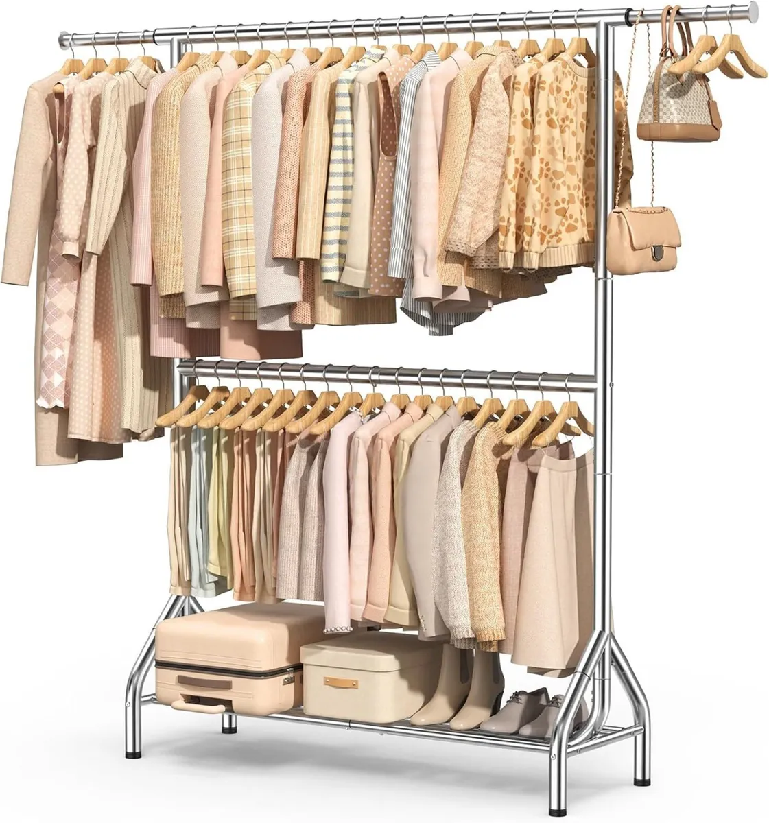 Double Clothes Rail Heavy Duty Load 280 Kg for - Image 1