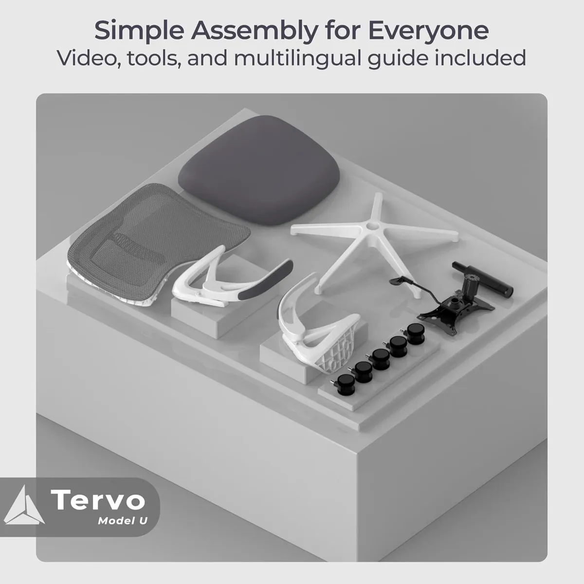 Model U Folding Office Chair for Small Spaces - Image 4