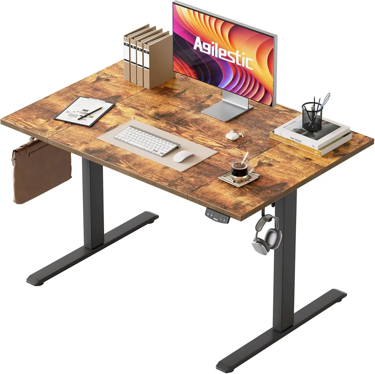 Height-Adjustable Electric Desk 120x80 cm - Image 1