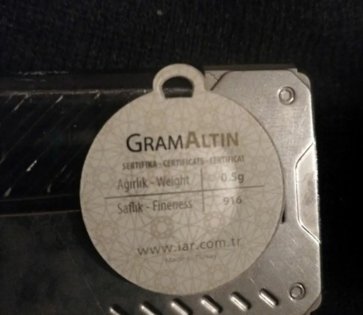 22 CT GOLD 0.5 TURKISH GOLD. 999.9 - Image 2