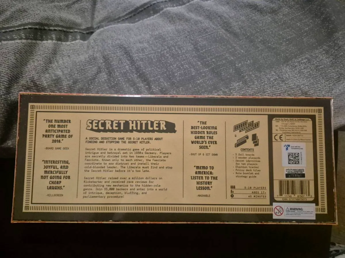 Secret Hitler - unopened - Image 2