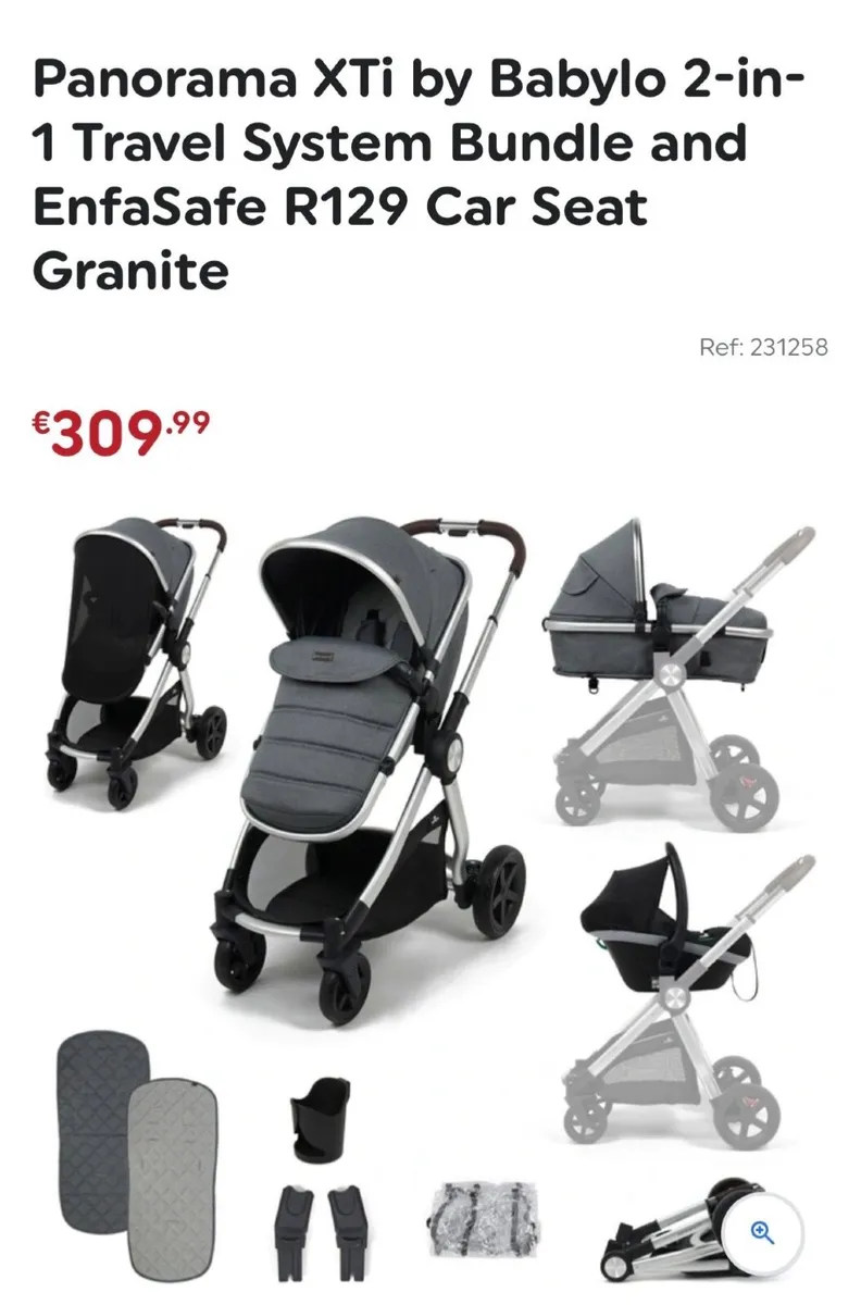 Pushchair and car seat (Travel System) - Image 2