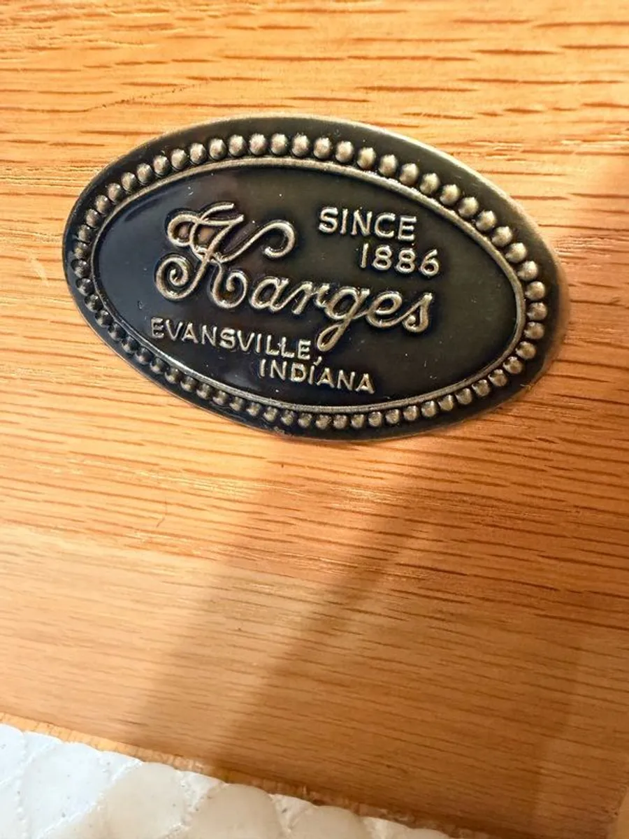 FLASH SALE! Was 850/Now 700 !! Stunning American Karges Walnut Breakfront Triple Dresser or Chest of Drawers - Image 4