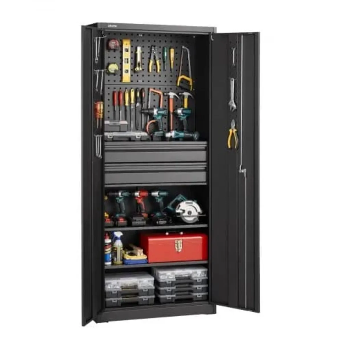Metal Storage Cabinet, 81.5 kg Shelf Load Capacity - Image 1
