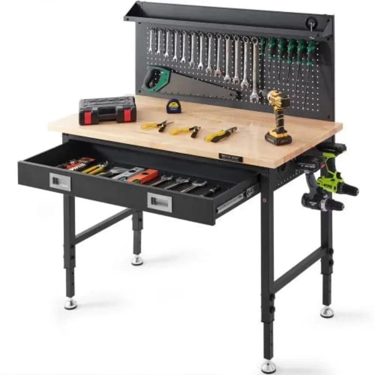 Workbench Adjustable Height 28-39.5" Work Bench Fo - Image 1