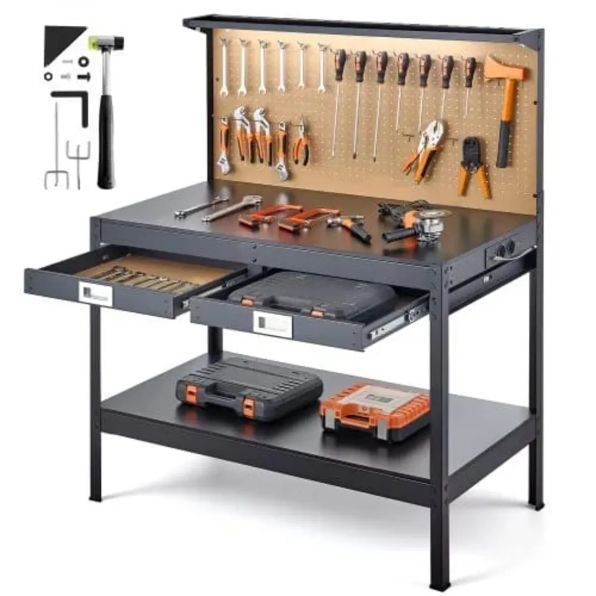 Hardwood Workbench, 110 kg Weight Capacity, 1200 m - Image 1