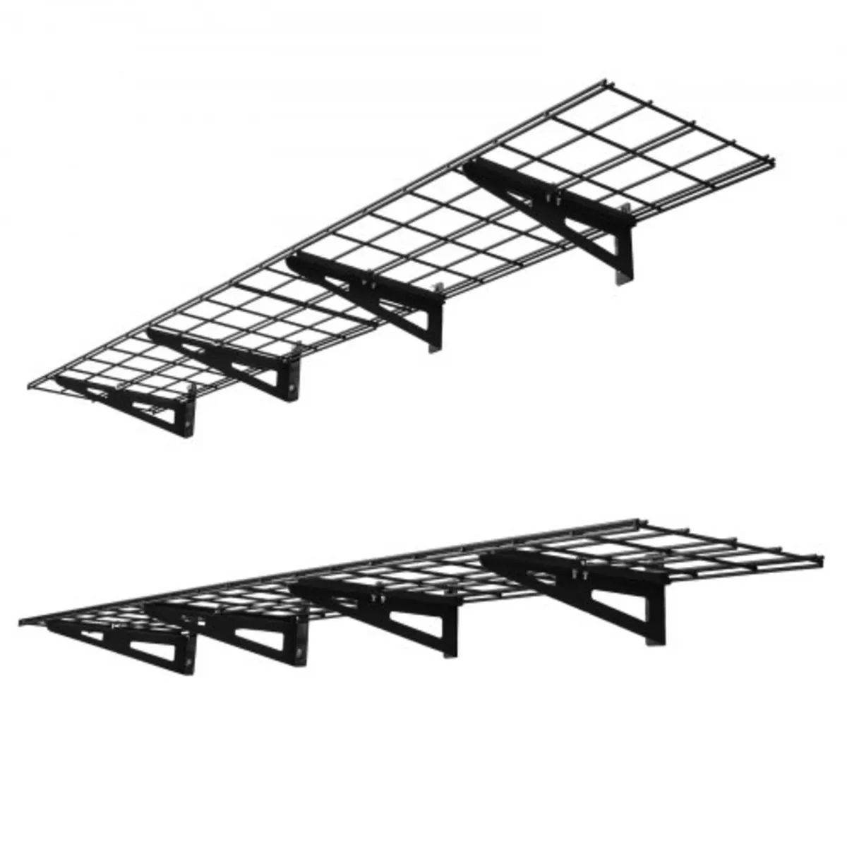 2-Tier Heavy Duty Wall Garage Shelving, 4 Pack 305 - Image 1