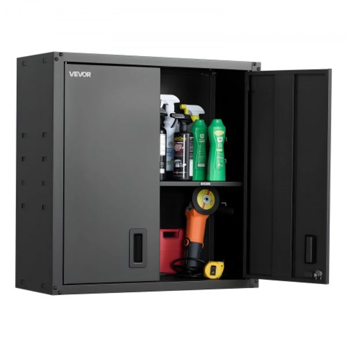 Metal Wall Cabinet, 76.2W x 31D x 76.2H cm, Steel - Image 1