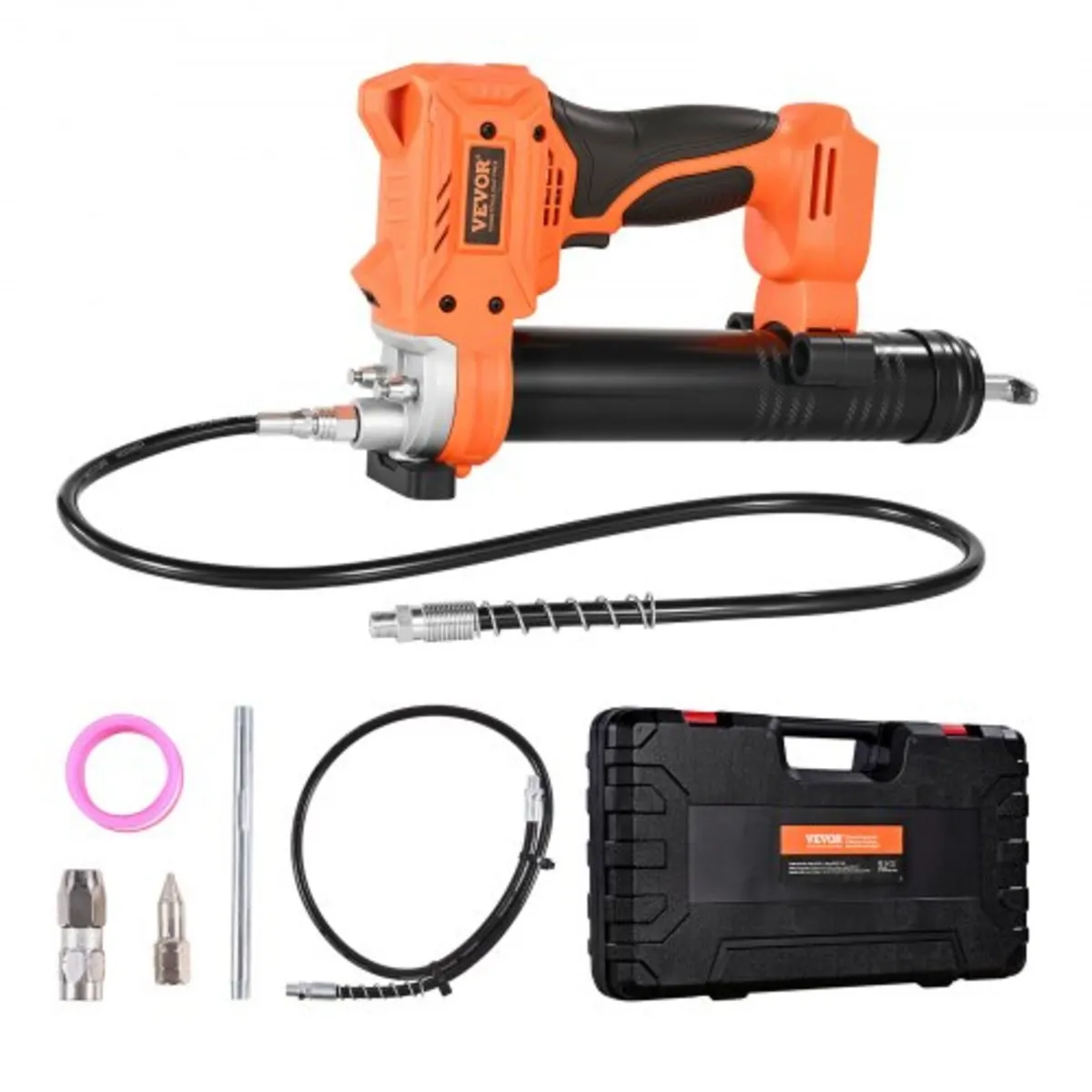 Cordless Grease Gun, 8000 PSI Max Pressure, Batter - Image 1
