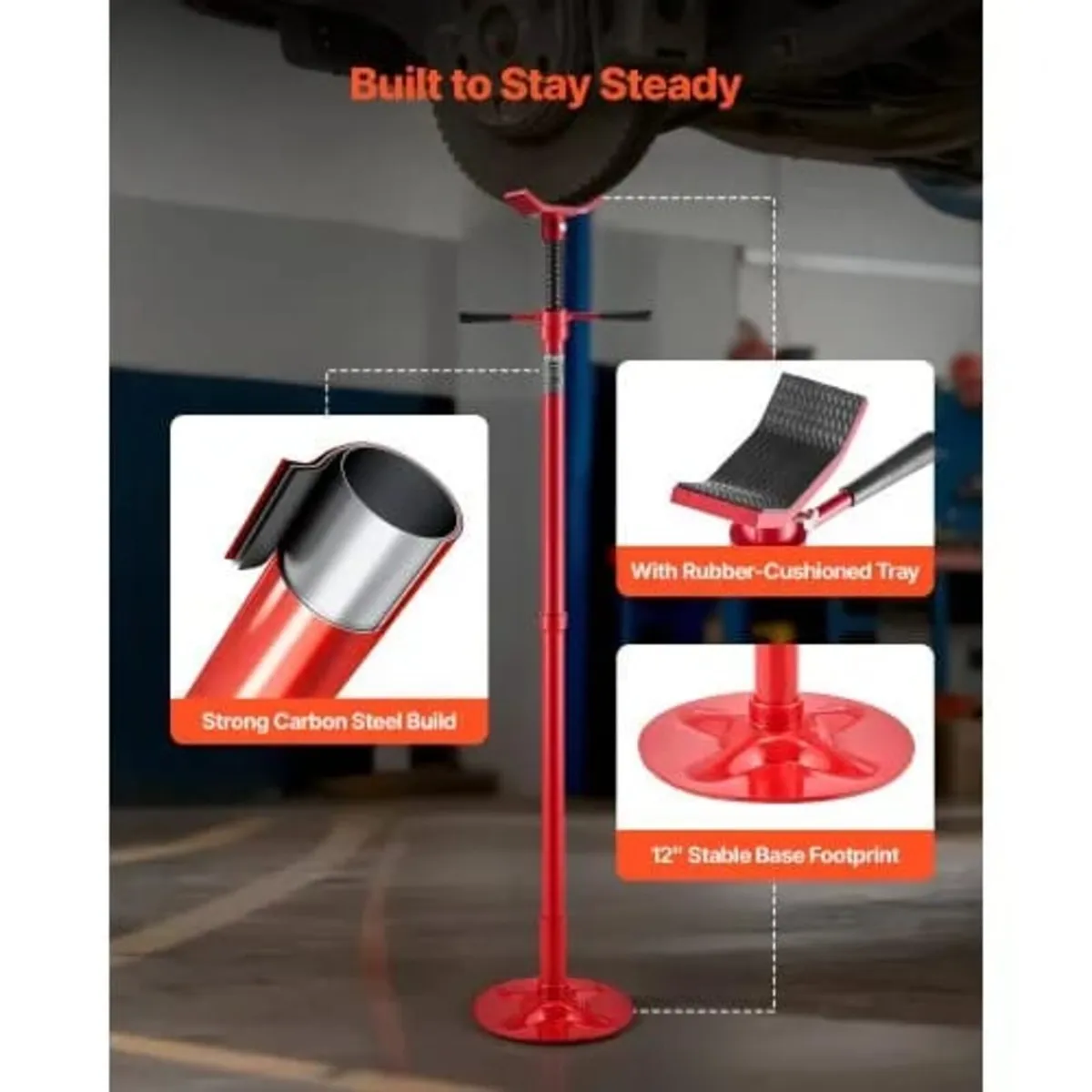 Underhoist Support Stand, 1/2 Ton Capacity Under H - Image 4