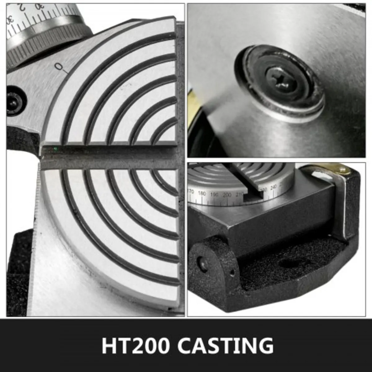 Rotary Table 4 INCH/100 MM Horizontal Vertical Rot - Image 3