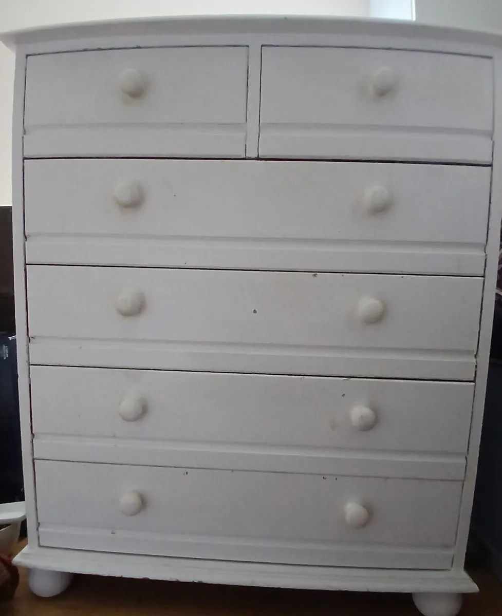 White Chest of Drawers - Image 3