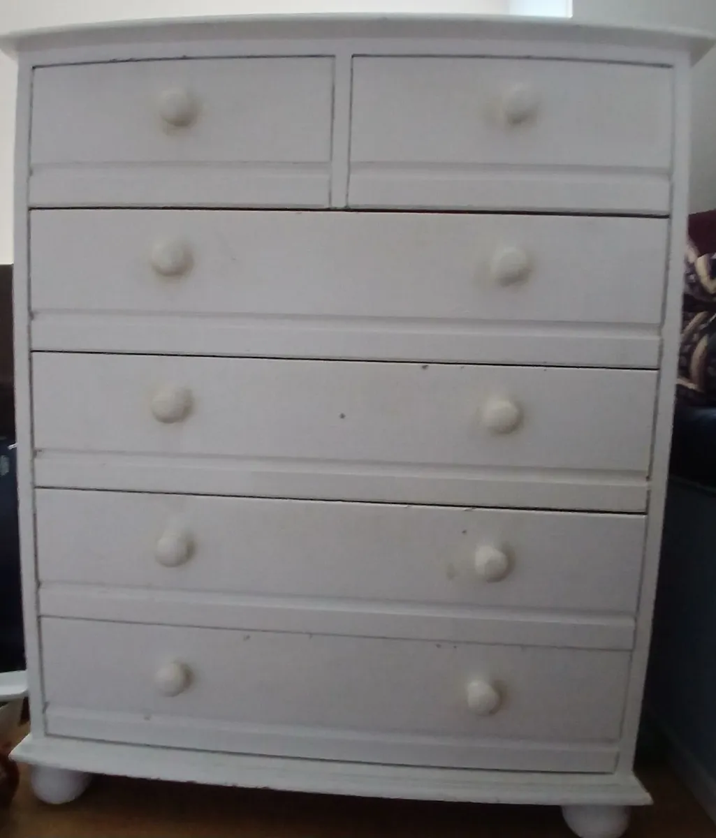 White Chest of Drawers - Image 4