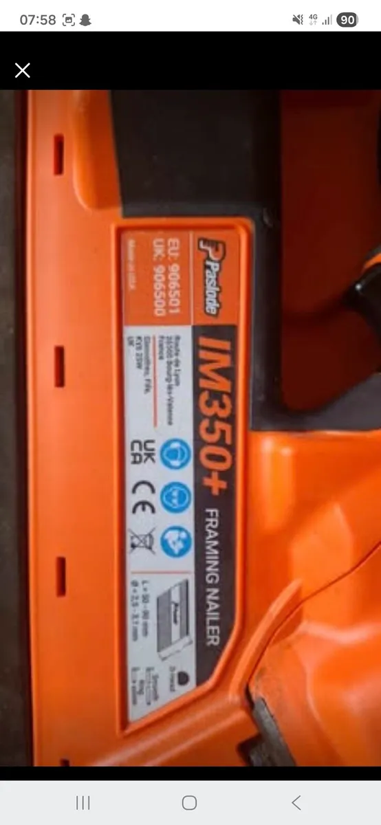 Paslode IM350+Paslode IM350+ 
Bought 09 April 2025 - Image 2