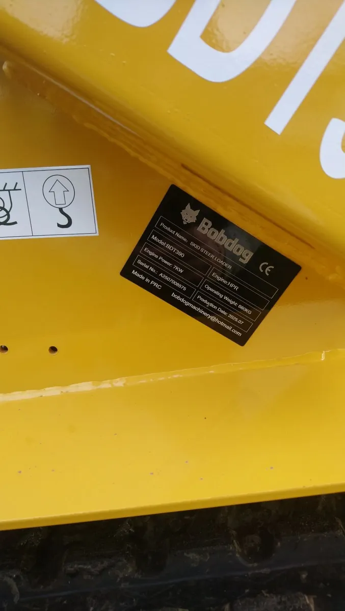 NEW BOBDOG SKIDSTEER BDT 390 - Image 3