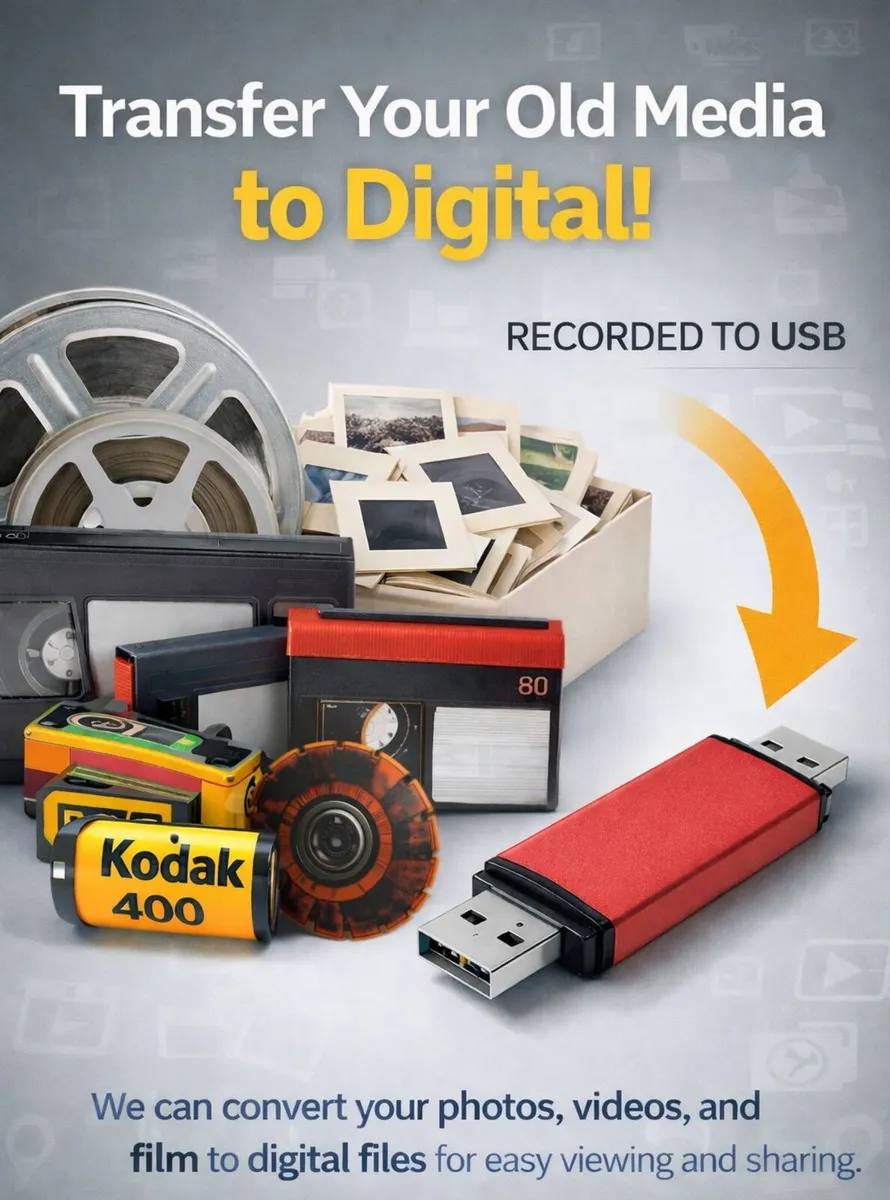 Convert Old Tapes, Film, and Photos to Digital