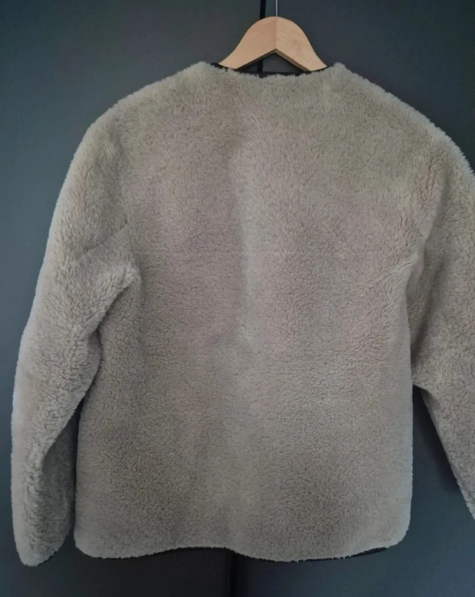 MangoFur-Effect Coat With Appliques - Beige - Image 2