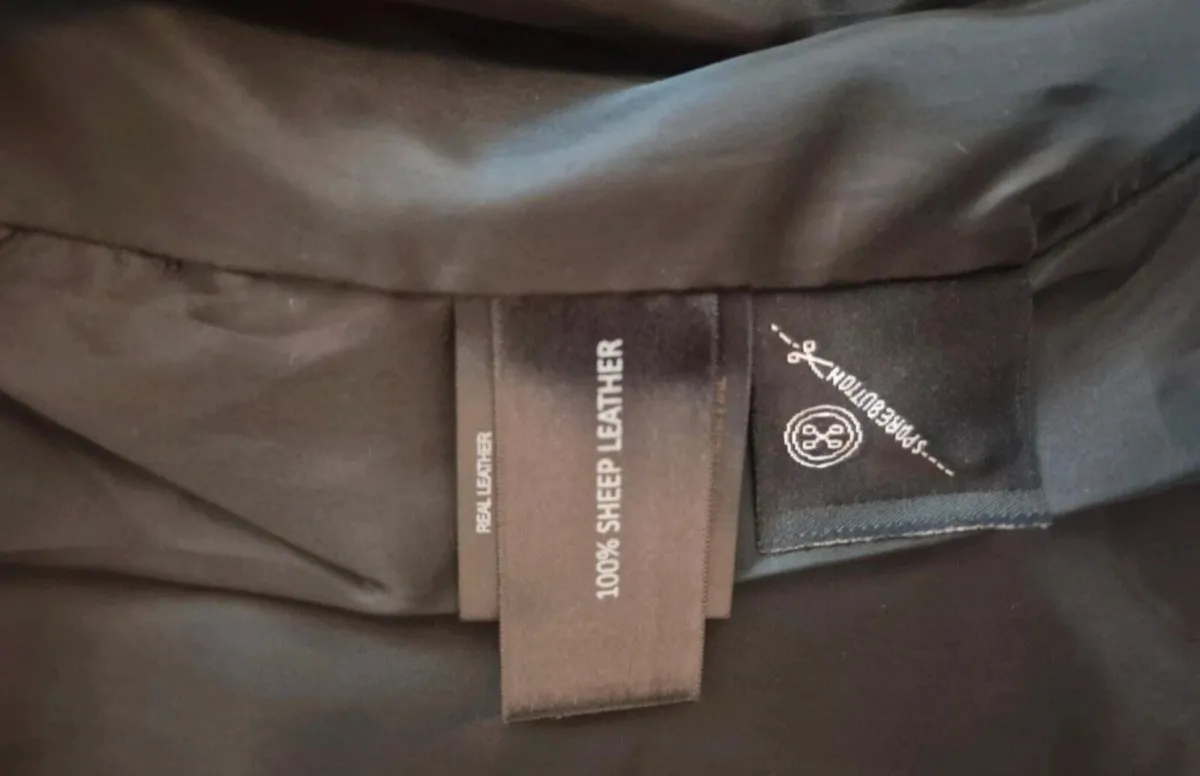 Barney's originals Belina real leather jacket - Image 2