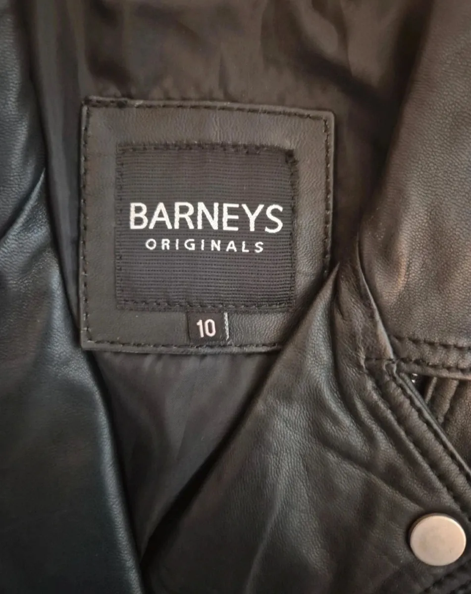 Barney's originals Belina real leather jacket - Image 3