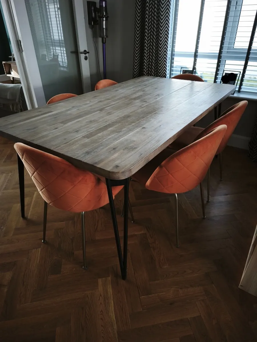 6 x Modern kitchen chairs - Image 2