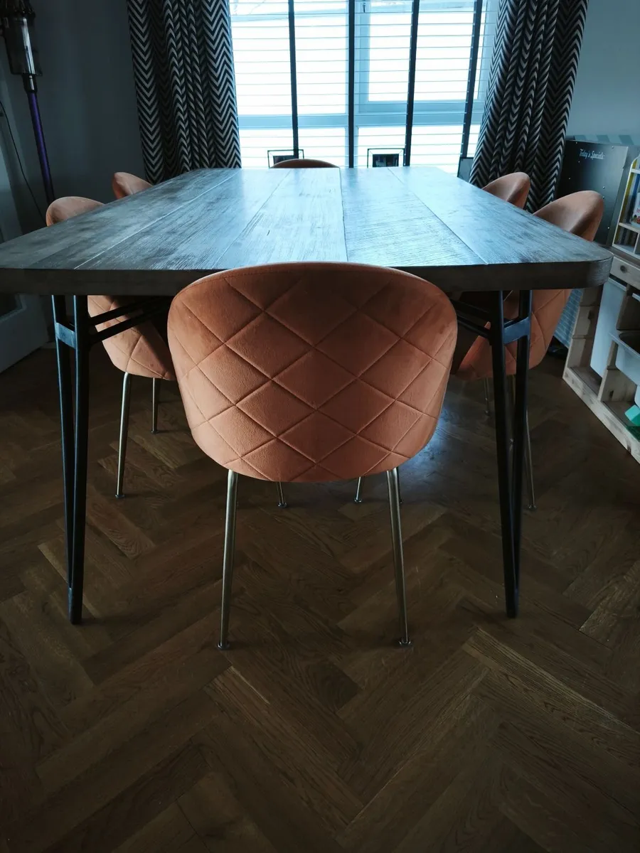 6 x Modern kitchen chairs - Image 4