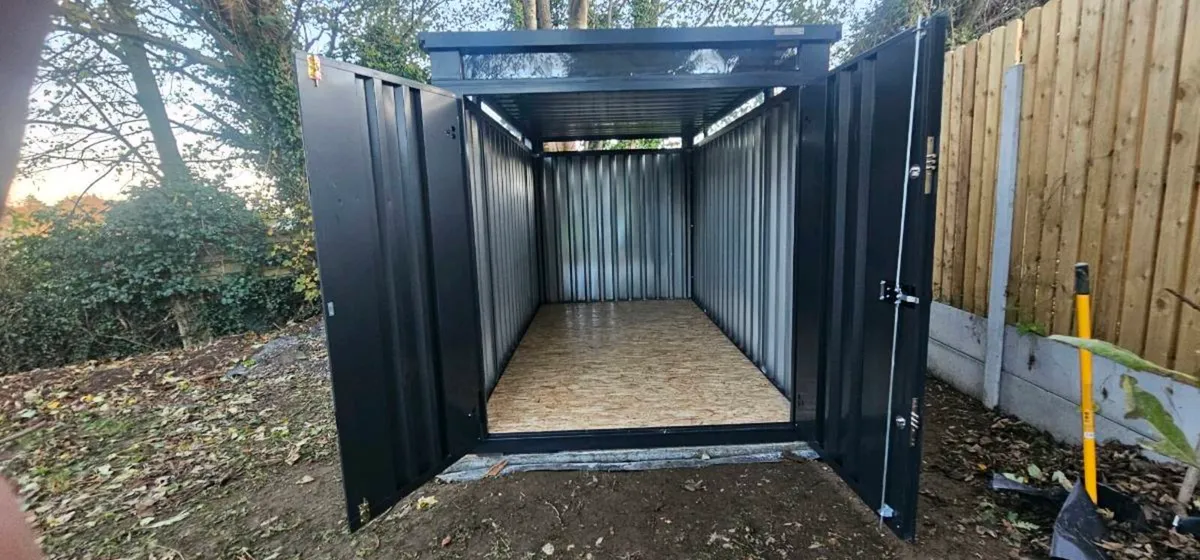 Steel CUBE sheds, practical&strong storage units - Image 2