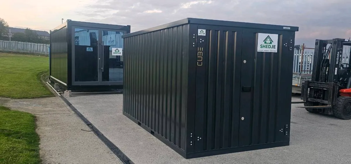 Steel CUBE sheds, practical&strong storage units - Image 4