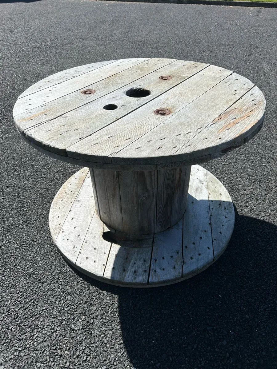 Wooden cable spool - Image 2