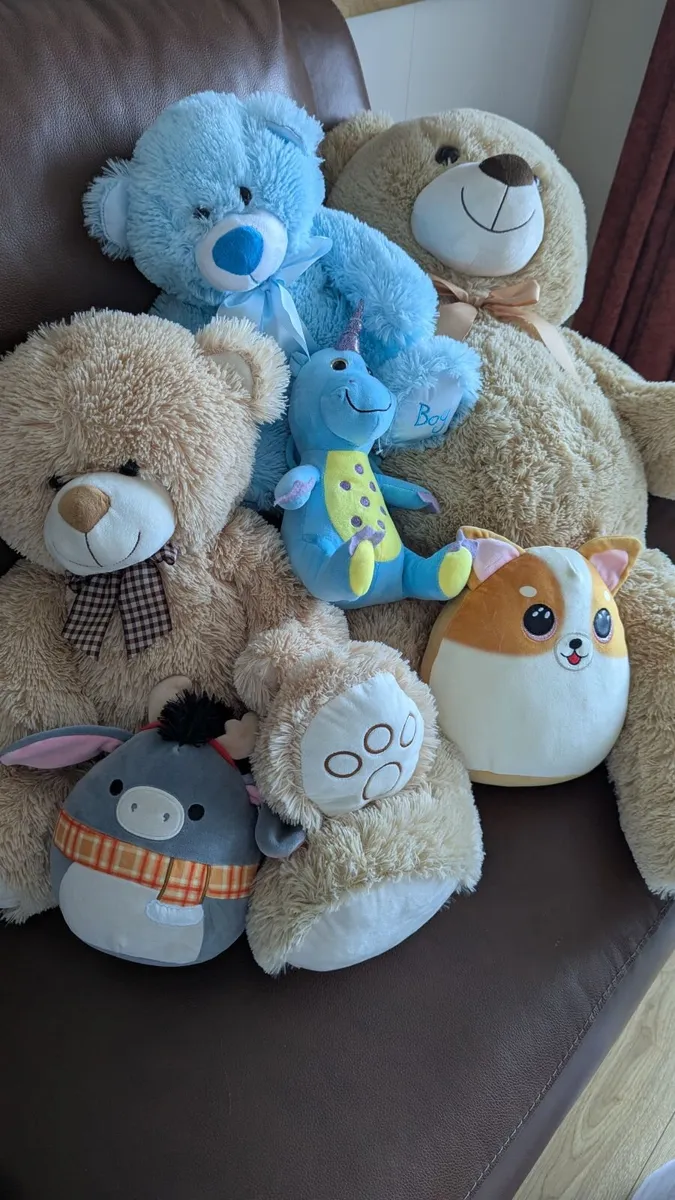 Kids Teddies and Mattress - Image 1