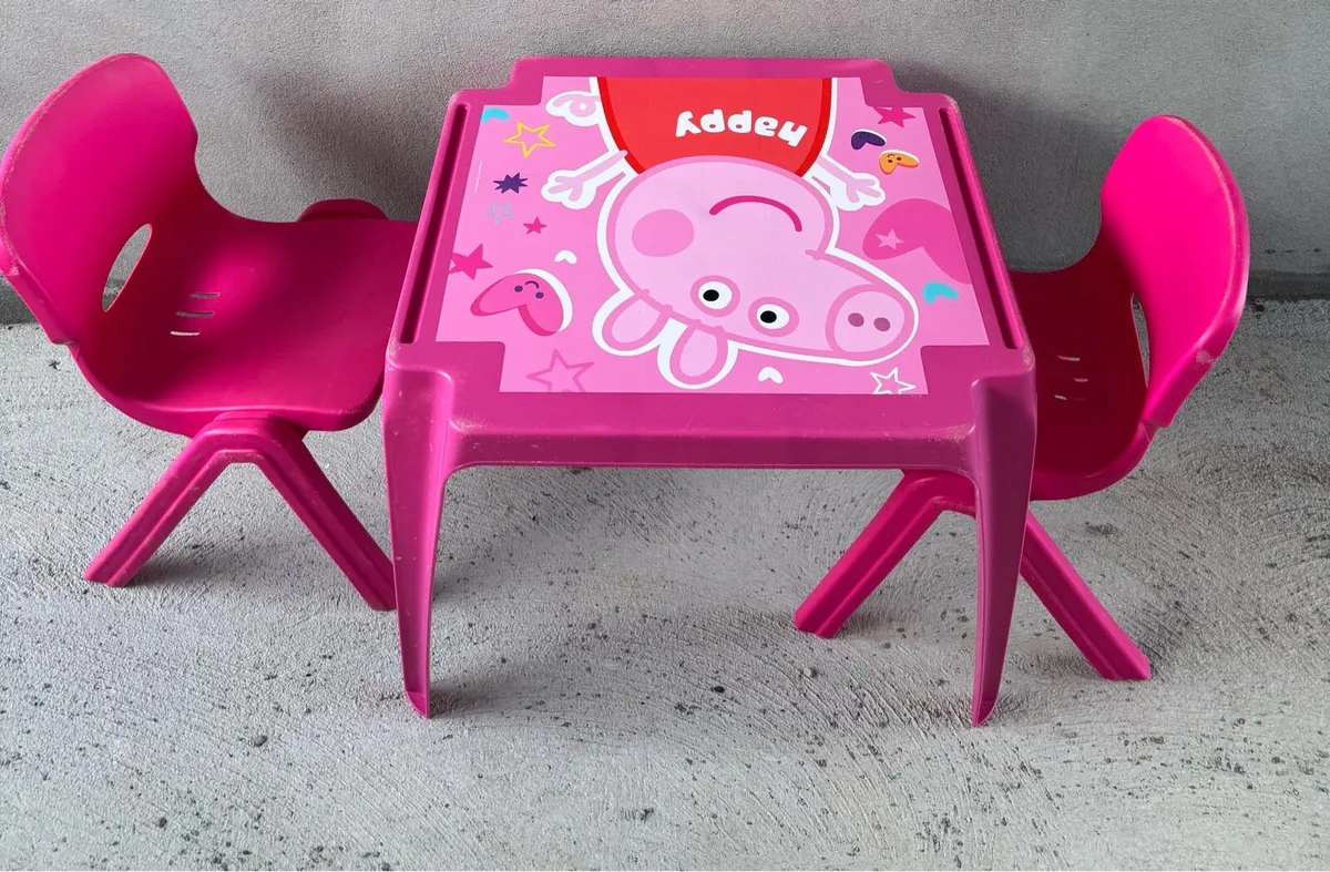 FREE: kids table and chairs - Image 2